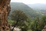 Vista des de la cova al Serrat de la&nbsp;Garrafa