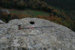 Gravat rupestre, cavall, al costat de Sant Feliuet de&nbsp;Savassona