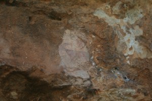 Pintures rupestres de la Roca Roja o de Valldecerves. Abric I