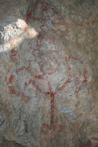 Pintures rupestres del Mas d'en Carles. Rojals, Montblanc, Muntanyes de Prades