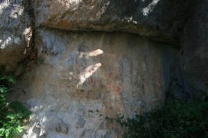 Pintures rupestres del Mas d'en Carles. Rojals, Montblanc, Muntanyes de Prades
