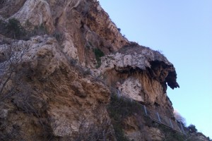 Barret del Capelló a la Cinglera del Capelló, Capellades