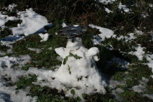 Ninot de neu a l'Arrabassada