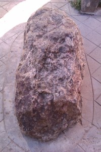 Menhir de l'Àngel, Pedralbes, Barcelona