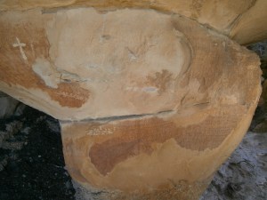 Pintures rupestres de la Balma dels Punts. L'Albi, les Garrigues