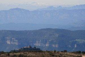 El Tagamanent, els cingles d'en Bertí, la Mola, Montserrtat ... des del Pla de la Calma